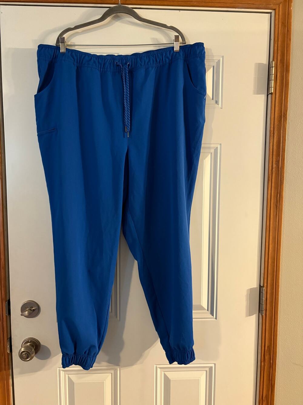 Men’s Jaanuu Royal Blue Scrub Joggers Size XXL